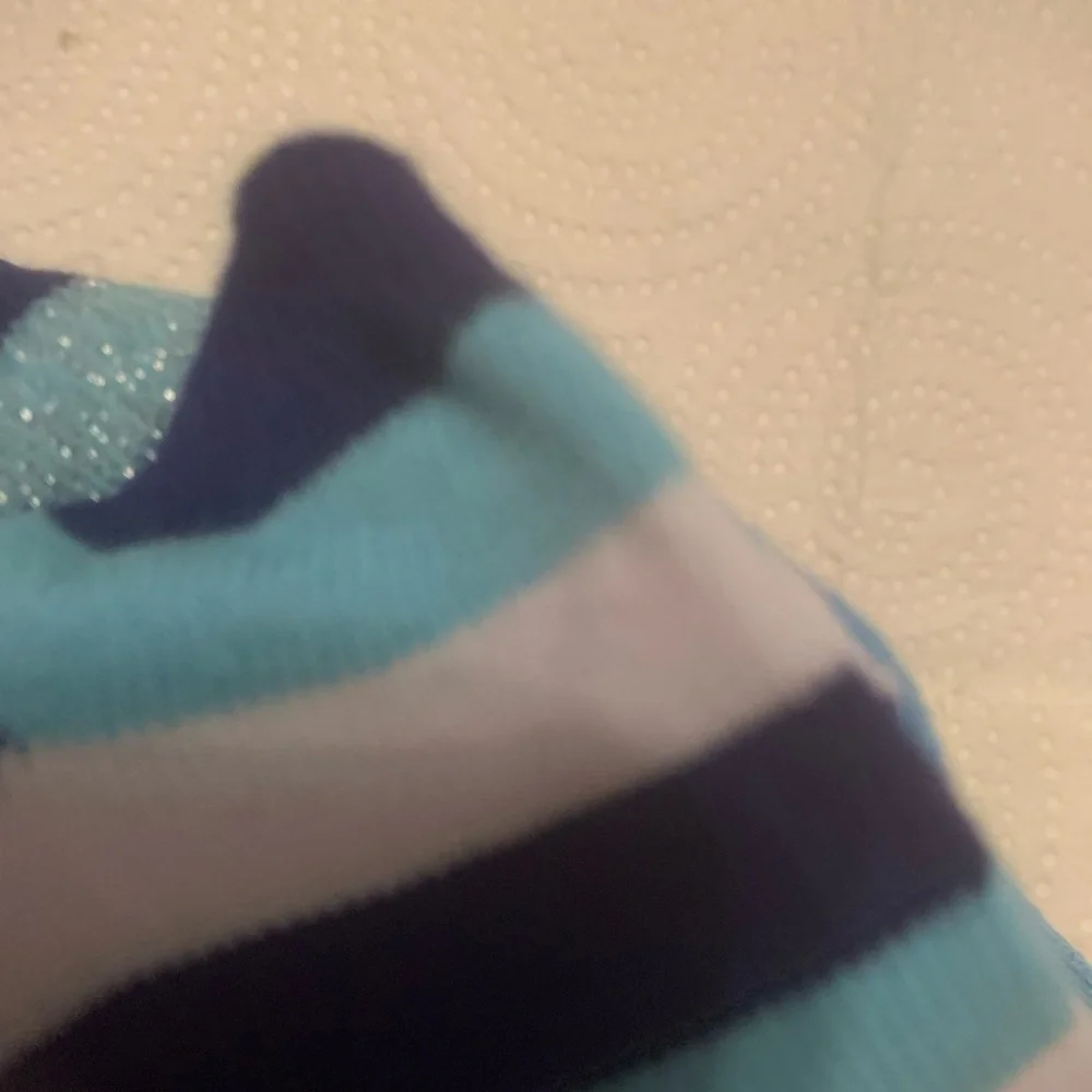 Men’s Blue and  White striped Hanukkah Socks NEW NWT